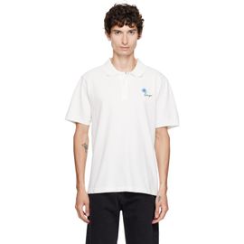 Kenzo Kenzo Off-White Kenzo Paris 'KENZO Tulip' Embroidered Polo