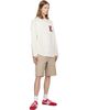 Kenzo Kenzo Off-White Kenzo Paris 'KENZO Varsity' Long Sleeve T-shirt - 4
