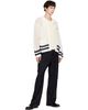 Kenzo Kenzo Off-White Kenzo Paris Polo Collar Cardigan - 4