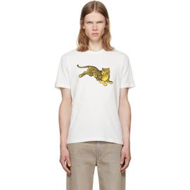 Kenzo Kenzo White Kenzo Paris 'KENZO Jumping Tiger' Slim T-shirt