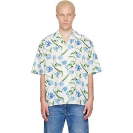 Kenzo Kenzo White Kenzo Paris 'KENZO Tulip' Short Sleeve Shirt