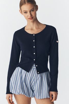 Kerri Rosenthal 100% Cashmere Charmed Cardigan