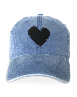 Kerri Rosenthal Kerri Rosenthal Imperfect Heart Denim Baseball Cap