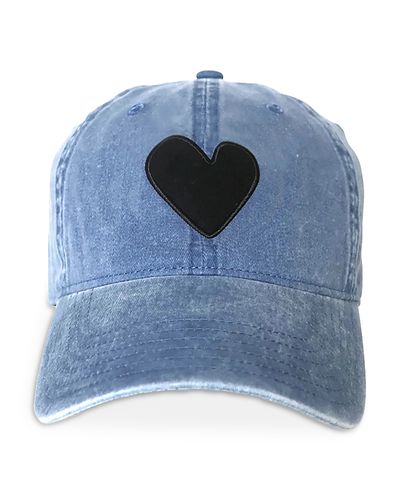 Kerri Rosenthal Kerri Rosenthal Imperfect Heart Denim Baseball Cap