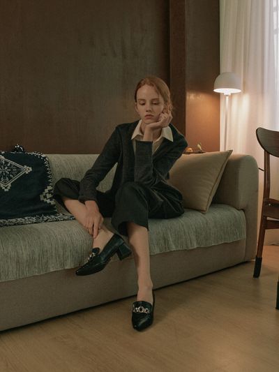 KERRIJADE Necklace Loafer _ Black