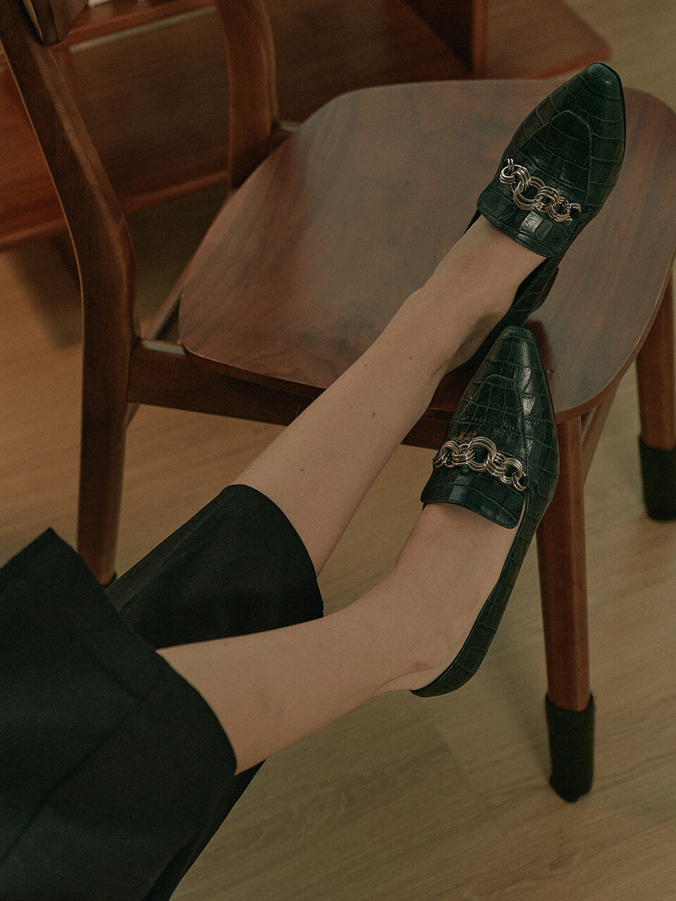 KERRIJADE Necklace Loafer _ Green