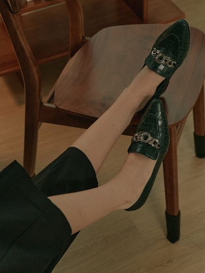KERRIJADE Necklace Loafer _ Green
