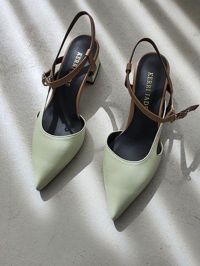 KERRIJADE Teapot Slingback_LightGreen