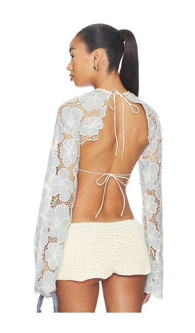 KETTEL ATELIER KETTEL ATELIER Floral Longsleeve Top