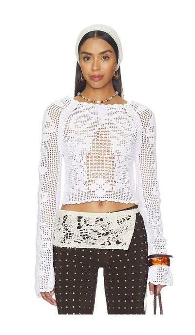 KETTEL ATELIER KETTEL ATELIER Talia Crochet Blouse