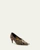 Khaite 50mm Marlene Snake-Embossed Leather Pumps - 2