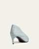 Khaite 50mm Miriam Ostrich-Effect Leather Pumps - 3