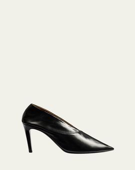 Khaite 85mm Miriam Leather Pumps
