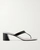 KHAITE Archer leather mules - 1