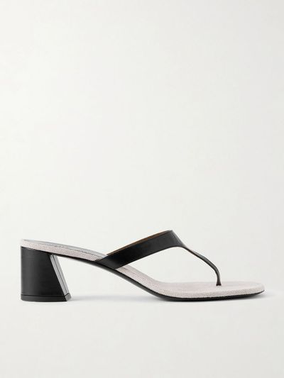 KHAITE Archer leather mules