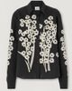 KHAITE Argo appliquéd silk and cotton-blend blouse - 1
