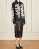 KHAITE Argo appliquéd silk and cotton-blend blouse - 2