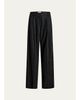 Khaite August Pleated Wool Pants - 1