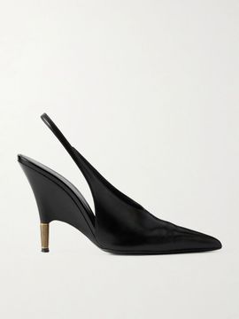 KHAITE Bella leather slingback pumps