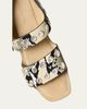Khaite Boden Studded Snake-Printed Leather Flat Sandals - 4