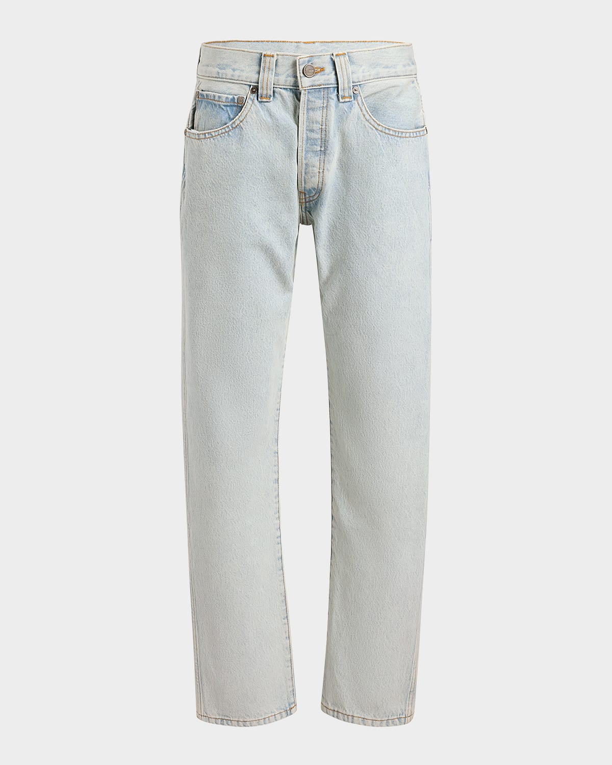 Khaite Callum Low-Rise Curved-Leg Jeans