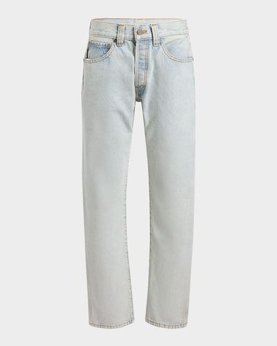 Khaite Callum Low-Rise Curved-Leg Jeans