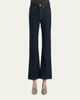 Khaite Clara Mid-Rise Kickflare Ankle Jeans - 4