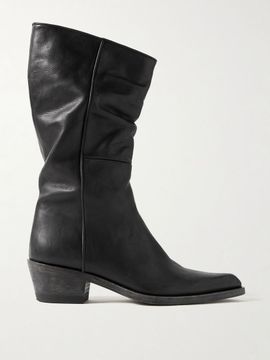 KHAITE Clive leather boots