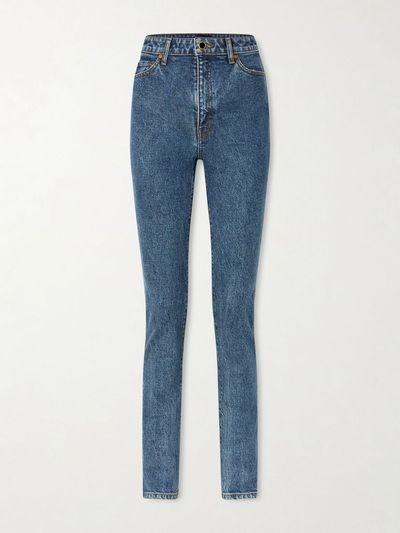 KHAITE Daria high-rise slim-leg jeans