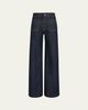 Khaite Delmonico Patch Pocket Wide-Leg Jeans - 1
