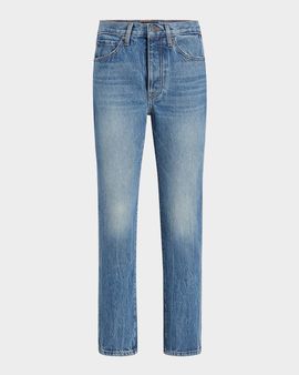 Khaite Finley Slim-Leg Ankle Jeans