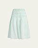 Khaite Florence Twist Pleated Silk-Blend Midi Skirt - 1