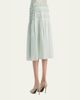 Khaite Florence Twist Pleated Silk-Blend Midi Skirt - 3