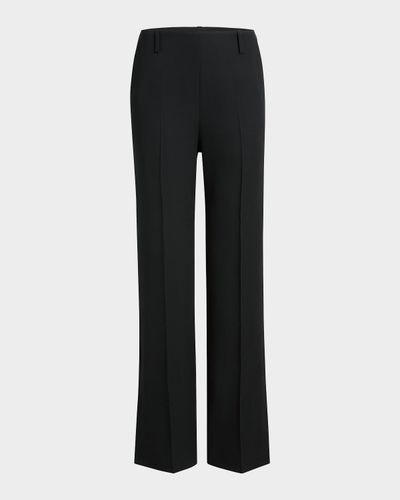 Khaite Grenare Straight-Leg Split Hem Pants