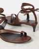 Khaite Khaite Aimee 35 leather thong sandals - 6