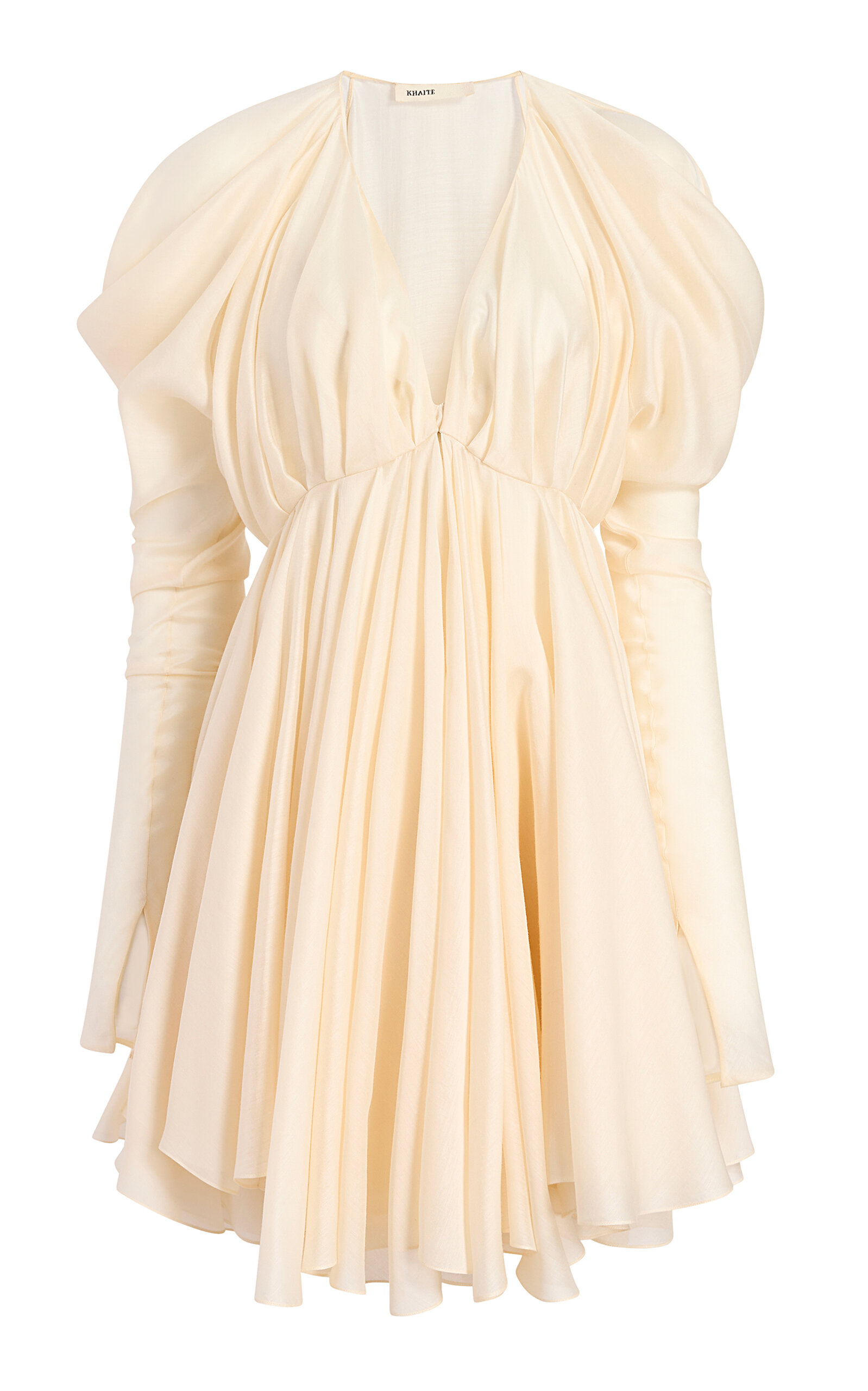 Khaite Khaite Amara SilkBlend Veil Mini Dress