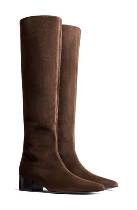Khaite Khaite Andee Pointed Toe Knee High Boot