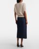 Khaite Khaite Anden denim midi skirt - 5