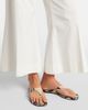 Khaite Khaite Archer snake-effect leather thong sandals - 2