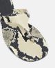 Khaite Khaite Archer snake-effect leather thong sandals - 6