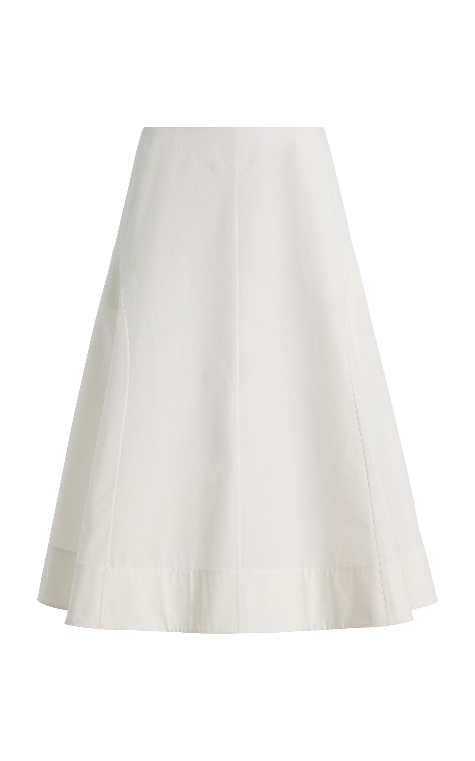 Khaite Khaite Artin Organic Cotton Midi Skirt