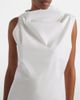 Khaite Khaite Astor draped cotton poplin minidress - 3