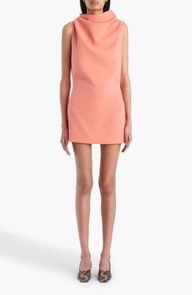 Khaite Khaite Astor Sleeveless Draped Minidress