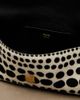 Khaite Khaite Audrey polka-dot calf hair clutch - 3