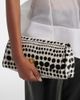 Khaite Khaite Audrey polka-dot calf hair clutch - 7