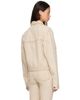 KHAITE KHAITE Beige Tomer Collared Denim Jacket - 3