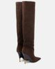 Khaite Khaite Bella 100 suede knee-high boots - 2