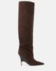 Khaite Khaite Bella 100 suede knee-high boots - 4