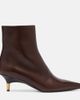 Khaite Khaite Bella 55 leather ankle boots - 4