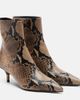 Khaite Khaite Bella snake-effect leather ankle boots - 1